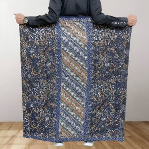 Sarung batik motif laseman navy