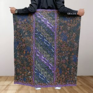 Sarung batik motif laseman ungu