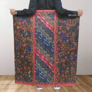 Sarung batik motif laseman maroon