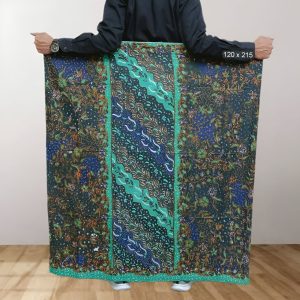 Sarung batik motif laseman tosca