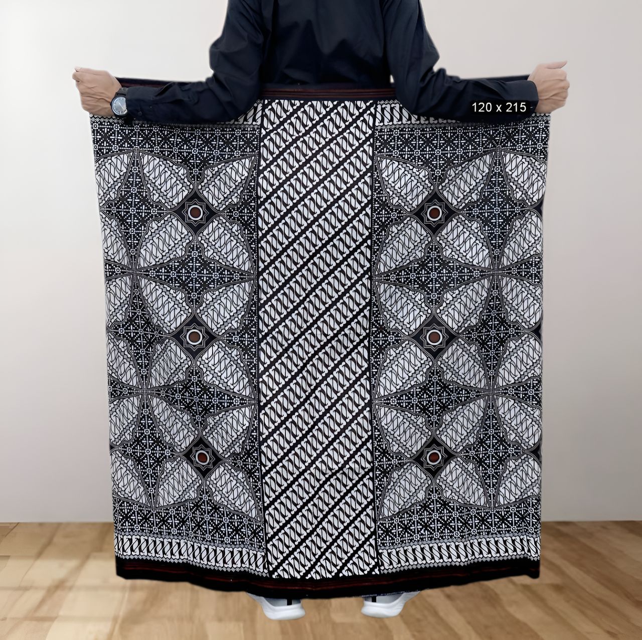 Sarung batik motif kembang seno