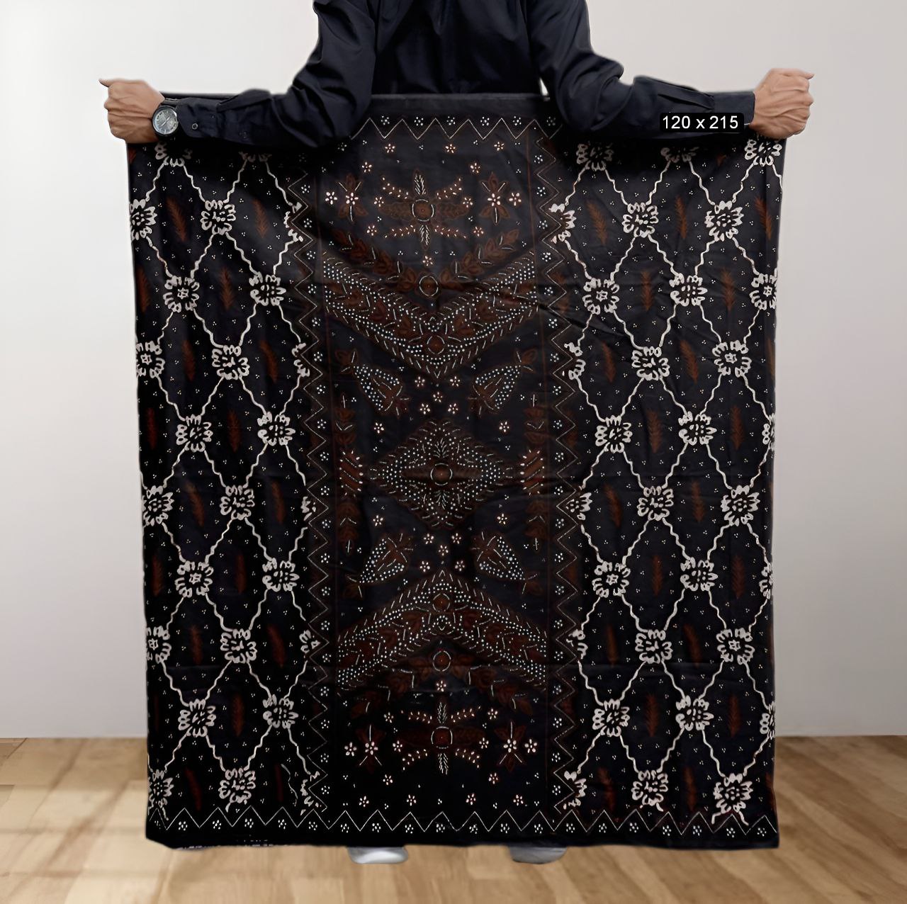 Sarung batik motif bakaran padi