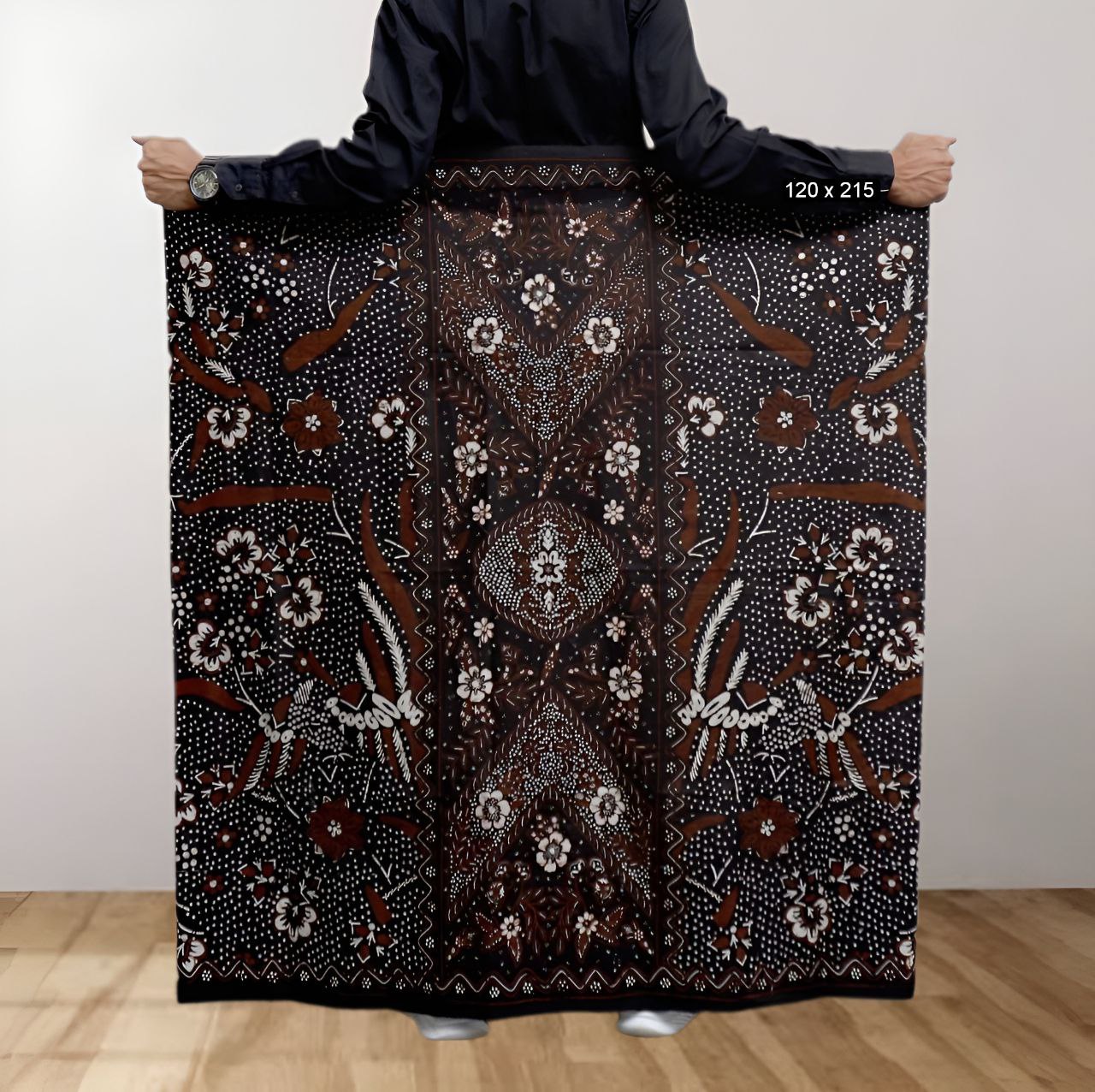 Sarung batik motif bakaran bintik