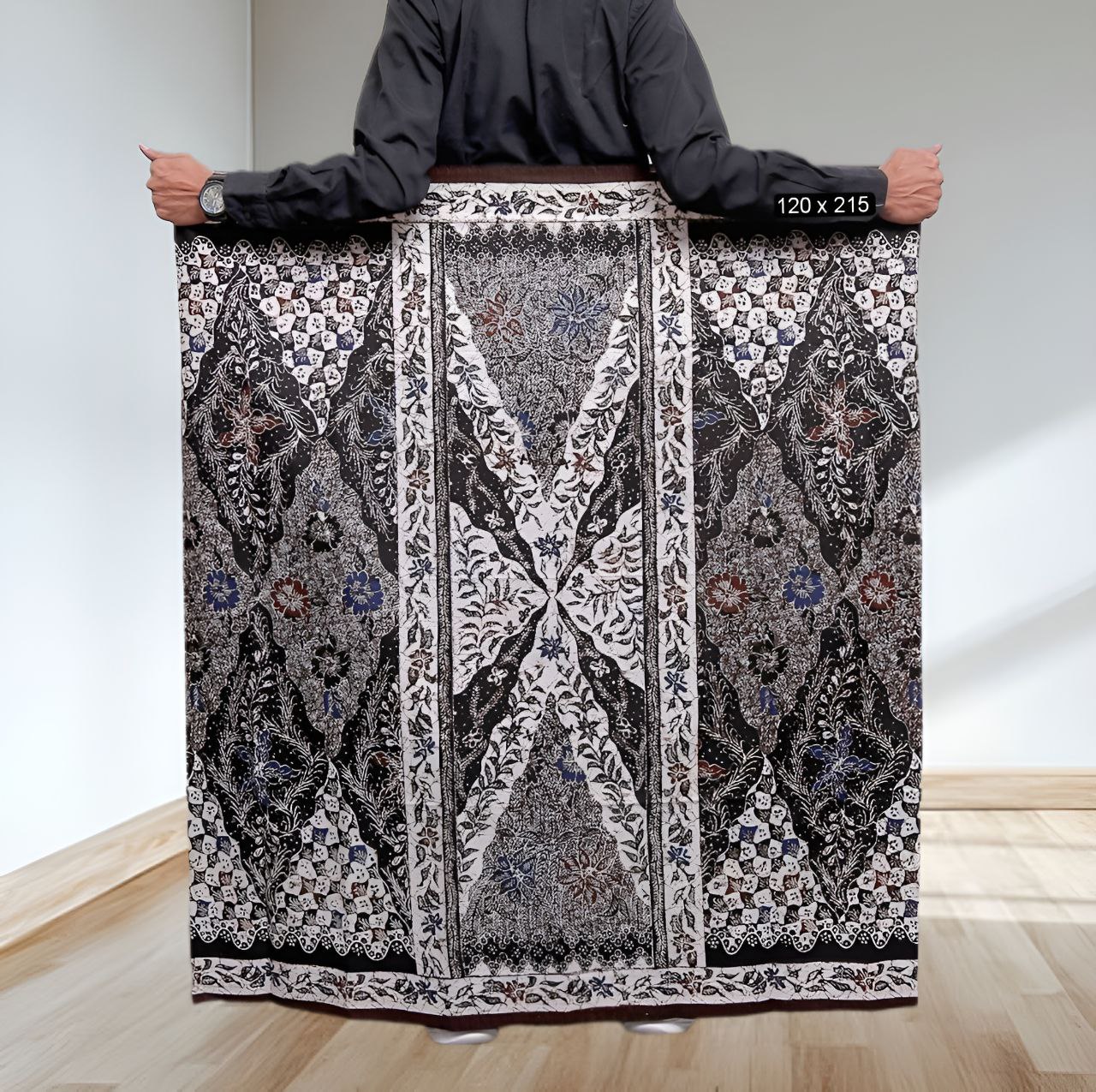 Sarung batik katun motif ajisaka