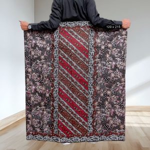 Sarung batik motif laseman dewi merah