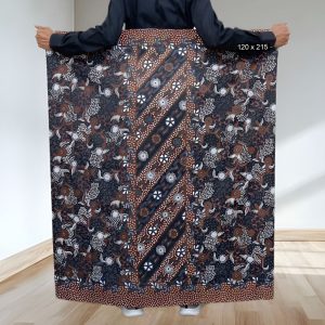 Sarung batik motif laseman coklat